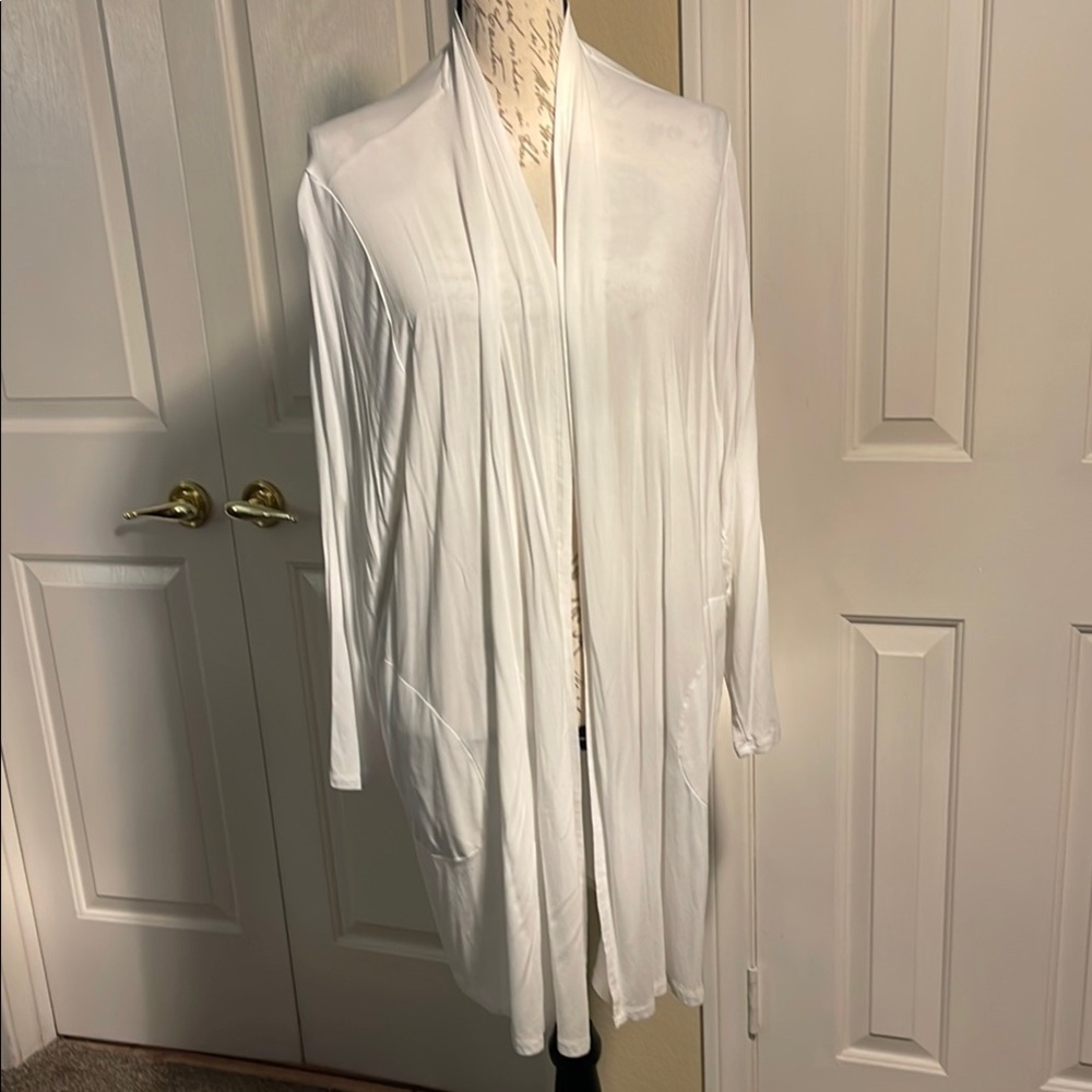 Lands' End Women's White Shrug